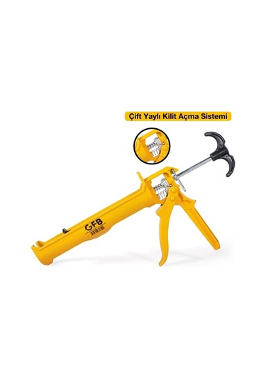 Gfb Silikon Tabancası Profesyonel Döküm