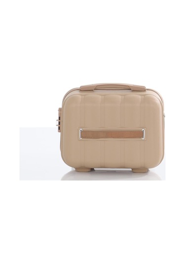 Mçs Polipropilen 3lü Valiz Seti Büyük & Orta & Makyaj V305 S21yy1000078-set 00026 Şampanya