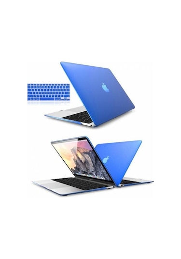 Apple Uyumlu MacBook Pro Reti̇Na 13.3 A1502 Kılıf 2In1 Si̇Li̇Kon + Klavye Siyah
