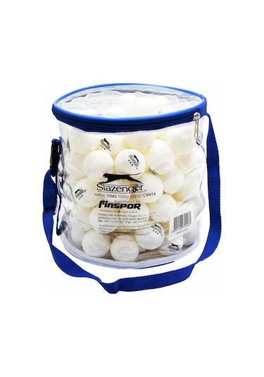 Slazenger Masa Tenis Topu 100 lü Çanta 3 Star (Beyaz)