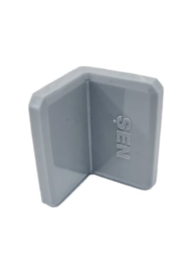 Kapaklı L Gönye Küçük Beyaz Ölçüleri 2x35x25x25 15 Adet Beyaz