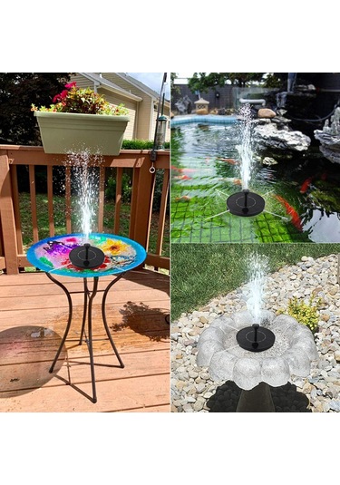 1.5w 6 Nozullu Filtre Çarpışma Güneş Çeşmesi Pompası