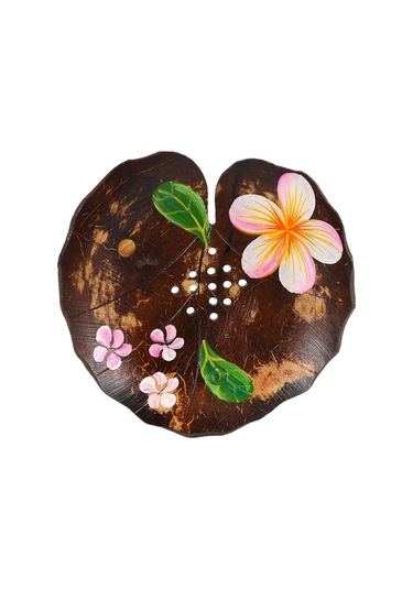 Hindistan Cevizi Kabuğu Yapımı Tepsi Depolama Sabunluk Banyo Paneli Duş