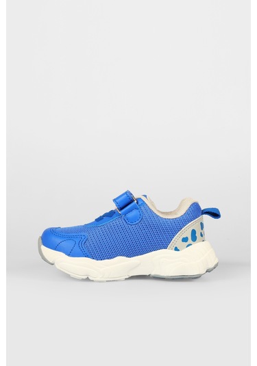 Vicco Tuna Baskılı Erkek Bebek Saks Mavi Spor Ayakkabı Saks Mavi