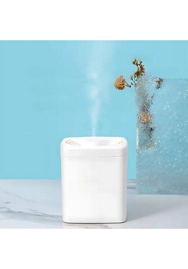Polham 3 Litre Ultrasonik Hava Nemlendirici, Buhar Makinası Sprey, Koku Eklenebilir Çift Püskürtmeli Nemlendirici