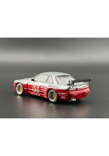 Pop Race Pandem Silvia S13 Moontech Red 258 1/64