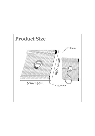 Boru Rayı Kancaları - 6 S Kancası - Boru Rayı Kancaları - Boru Rayı Aksesuarları - Güneş Yelkeni Ve Karavan Kancaları Diğer