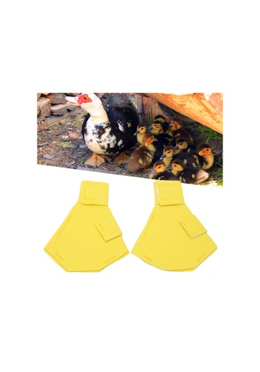 Moveevo Piliçler İçin Yumuşak Kolluklu Ayak Koruması Botları - Yumuşak Kumaş, Esnek Ve Kolay Giyilebilir Sarı M