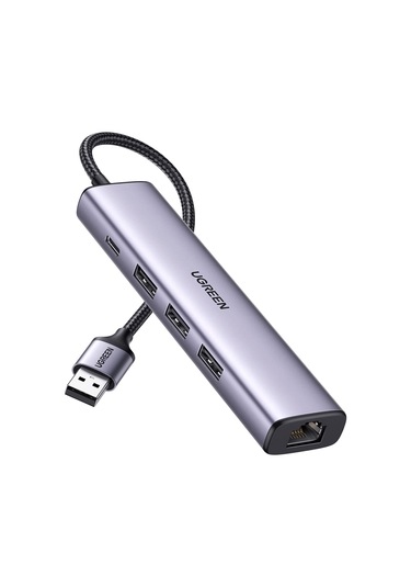 Ugreen 3 Usb 3.0 Bağlantı Noktası Ethernet Adaptörü 1000mbps Ile