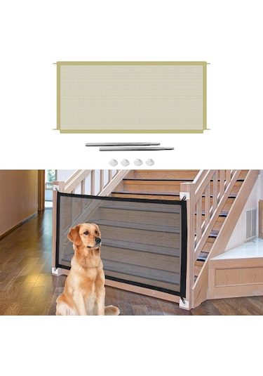 Suntek Bebek Kapısı Pet İzolasyon Örgü Köpek Kapı 120x72cm