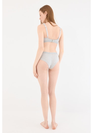 Naphor Touch Gri Boyshort Külot Ten
