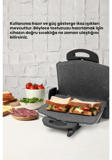 Goldmaster Lezzito BY-5401B Tost Makinesi