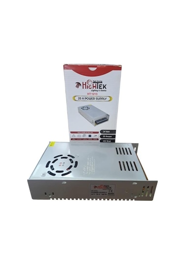 Hıghtek 24v 20 Amper 480w Geniş Kasa Led Trafosu Ht-1213