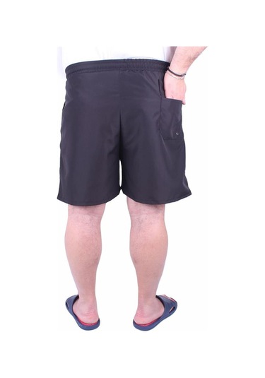 Starbattal Büyük Beden Klasik Deniz Şortu 23677 Sıyah 10