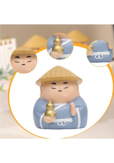 Suntek Küçük Figür Heykel Koleksiyon Reçine Süsleme 5,9x5,7x6,6 Cm