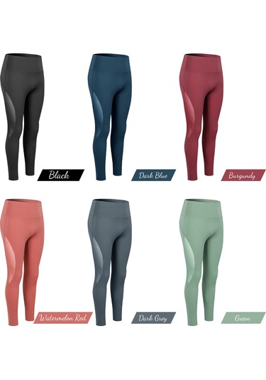 Jeehugo Kadınlar İçin Yüksek Bel Daraltıcı, Ağ Şeritli, Esnek Spor Tayt - Yoga, Koşu Ve Egzersiz İçin Gri Avrupa Beden S Koyu Gri