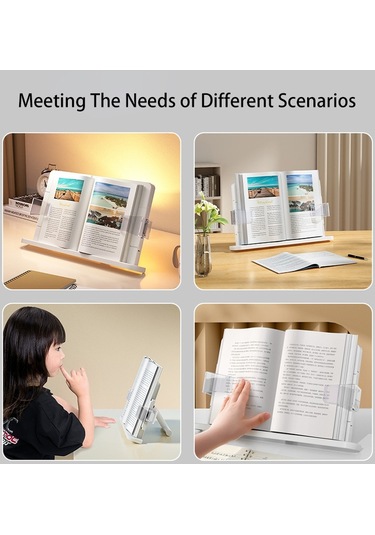 Cbtx Bg-1b Masaüstü Kitap Standı Klipsli Katlanır Kitap Tutucu Taşınabilir 180 Derece Ayarlanabilir Okuma Standı