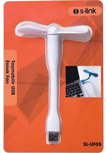 S-Link Sl-Uf05 Beyaz Usb Fan