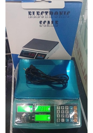 Bozyel 30 Kg-1 Gr Hassas Adet Parça Sayım Terazisi-metal Kefe-has