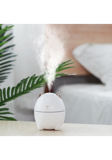 Leezsing Nemlendirici Usb Mini Ev Ofis Sessiz Led'ler 200ml Atomizer Led'ler Lamba