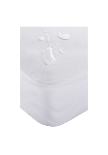 Divanev Sıvı Geçirmez Fitted Alez 60x120 Cm Pamuk Fitted Bebe Çoçuk Alezi Beyaz