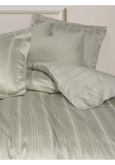 Cotton Box 1901-cb Smart Bambu Ck Saten Nevresım Takımı Strıpe Bej Bej