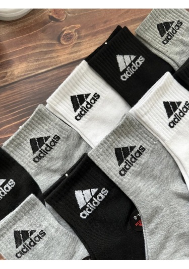 Kalal Çocuklar İçin Marka Pamuklu Çorap Seti 10 Çift Ve 5 Çift 321245243 Beyaz