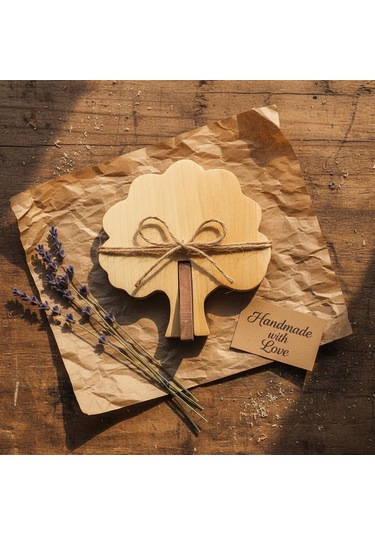 Simdale Wood İsimli Dekoratif Ahşap Meşe Ağacı - Modüler Kaideli