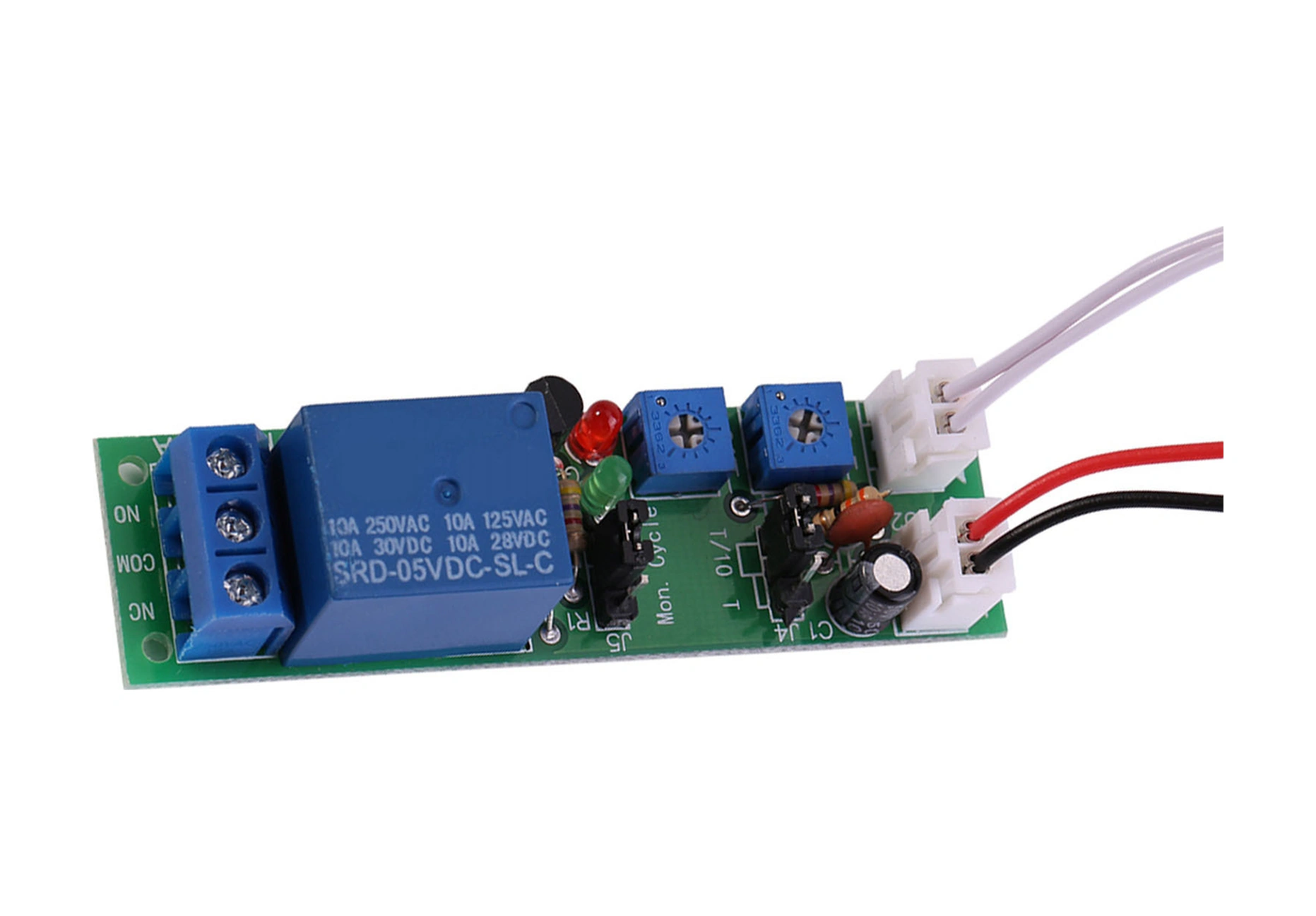 Tenfowee 24v Dc Çift Ayarlanabilir Döngüsel Zamanlayıcı Röle Modülü 0-30 Dakika Açma-kapama Aralığı