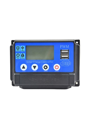 Ranyeek 12v/24v Otomatik Uyumlu 50a Güneş Enerjisi Kontrolörü - Akü Şarj Yöneticisi Gel, Agm, Açık Akü Uyumlu