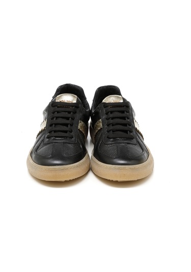 Sneaker Günlük Kadın Mar-25y-192-5100 John May Siyah-altın Siyah
