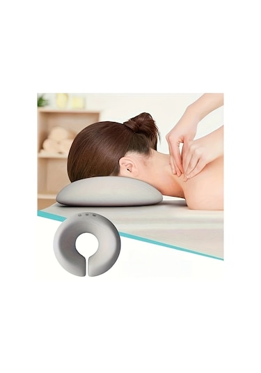 Honeybeeshop Gri Ayarlanabilir Masaj Yuz Yastigi Yatak Icin Rahat Bas Destegi Polyester Sunger 28 7cm X 7 37cm