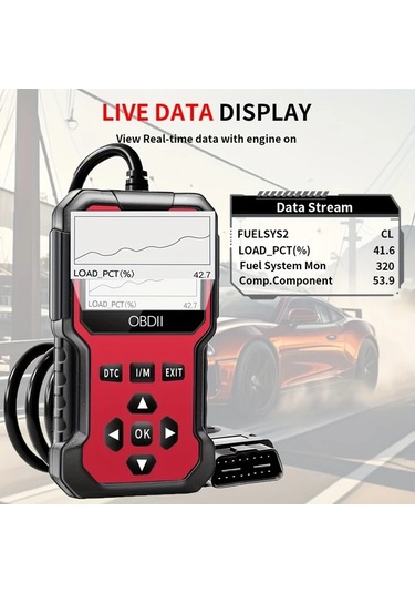 Boatshop1 V410 Obd2 Tarayıcı Teşhis Aracı Kırmızı Tek Boyut Arabalar Kamyonlar 1996 Motor Işık Kontrol Pil Gerilim Testi Gerçek Zamanlı Veri Akışı