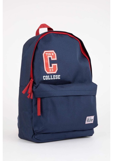 Defacto Unisex Çocuk Baskılı Oxford Okul Sırt Çantası C5542A8NSNV2