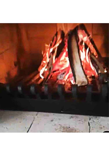 Döküm Izgara Şömine Izgarası 70 Cm X 46 Cm.X 46 Cm 15 Li Izgara Küllüklü