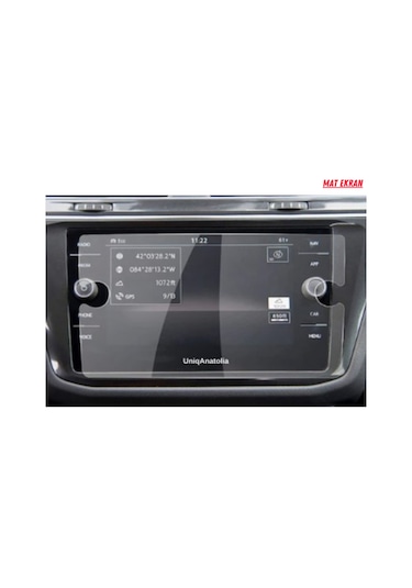 Volkswagen Tiguen 2022-2023 Navigasyon Ve Multimedya Uyumlu Mat Ekran Koruyucu