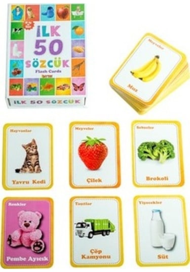 Diytoy İlk 50 Sözcük Hafıza Kartları
