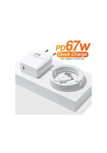 Snapbuy67w Usb Hızlı Şarj Cihazı Xiaomi 14 13 12 11 10 Ultra Redmi Not 12t 13 Pro İçin Turbo Hızlı Şarj Chdistribütör Garantili