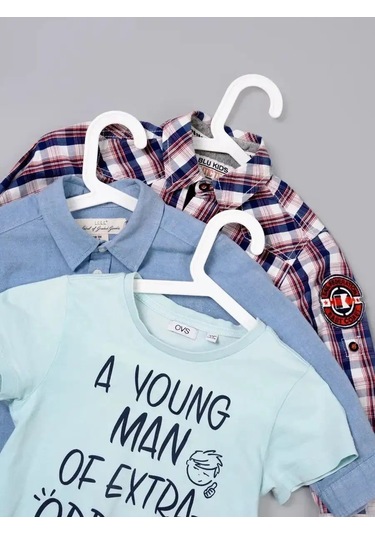 Ikea Çocuk Giysi Askıları Plastik Set 156560210 Beyaz