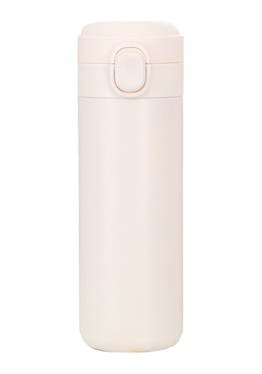 Ruicoo "400ml Paslanmaz Çelik Termos: Sızdırmaz, Taşınabilir, 12 Saate Kadar Sıcak/soğuk Tutar" 112 Karakter Bej