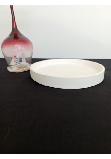 Dekoratif Yuvarlak Sunum Tabağı, El Yapımı, Ev Dekoru, Masa Dekoru