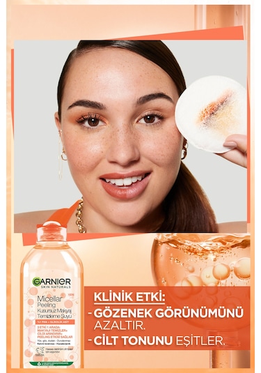 Garnier Micellar Peeling Kusursuz Makyaj Temizleme Suyu 400 ML