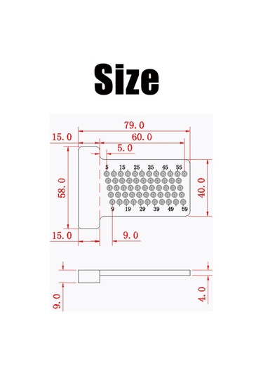 Suntek Ağaç İşleme Scriber T-tipi Cetvel Delik Marangoz