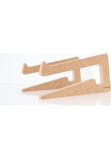 Hanwood Ahşap Laptop Standı - Laptop Yükseltici - 15" Ve Üzeri