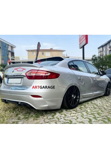 Fluence Uyumlu Boyasız Bagaj Spoileri Fiberglass