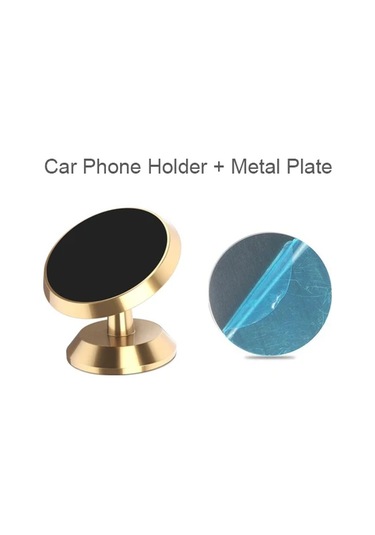 Untoom Untoom Evrensel Mıknatıslı Araç Telefon Tutucu İphone X Xs Max Samsung İçinaltın Altın