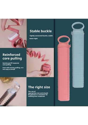 Yuntech01 Pembe Ev Kullanıma Uygun Hızlı Donan Pp+silikon Buzluk Kalıbı - Kolay Çıkarma Özelliği, Sağlıklı Malzeme, 350 Ml Kapasite Çok Renkli