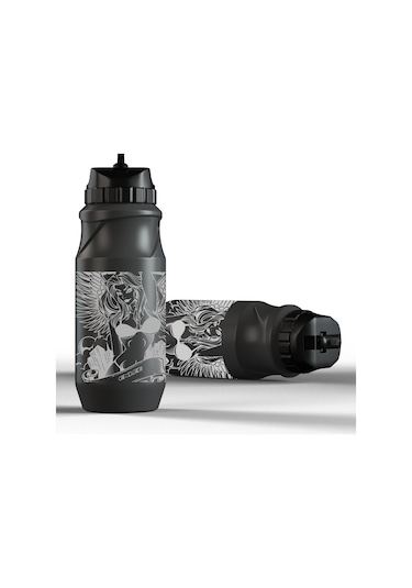 Enlee 650 Ml Dağ Bisikleti Su Şişesi Bpa Içermez Fda Sertifikası Olmadan - Güzel Kız/Gri