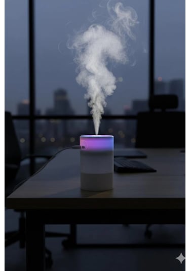 Sd12 Taşınabilir Mini Usb Hava Nemlendirici Araç Ve Ofis İçin Renkli Işıklı