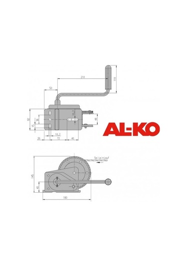 Alko Basic 450 - 450kg Frensiz Halatsız El Vinç